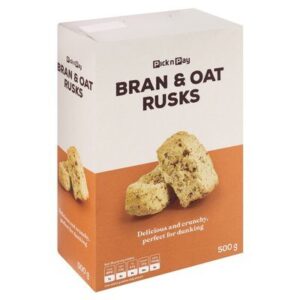 Pick n Pay BRAN & OAT RUSKS 500g