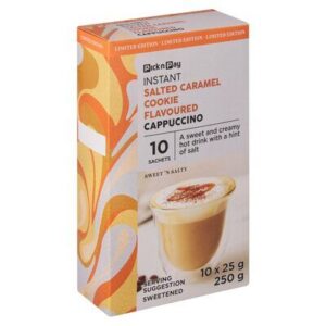 Pick n Pay INSTANT SALTED CARAMEL COOKIE FLAVOURED CAPPUCCINO 250g