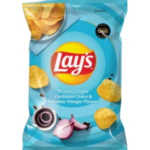 POTATO CHIPS CARIBBEAN ONION & BALSAMIC VINEGAR FLAVOUR