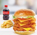 Triiiple Big Boss Burger Meal 